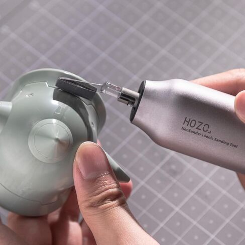 HOZO NeoSander Basic Sanding Head Collection, 8PCS Detail Attachments with Pointed, Flat, Arc, Half-Cylinder, 45° & 90° Heads for Edges, Corners & Fine Surface Finishing in Kuwait