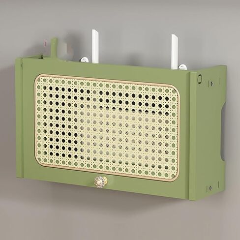 WiFi Router Storage Box, Wall Mounted WiFi Router Box Multicolor 40-80x23cm(Gris,80x23cm/31.5x9.1in) in Kuwait
