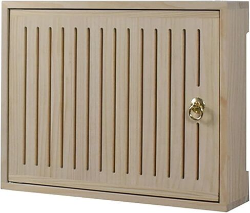 WiFi Router Storage Box, Wall Mounted Wooden WiFi Router Cabinet Multicolor Multiple Sizes(Natural,L49.5 * 32cm/19.4 * 12.5in) in Kuwait