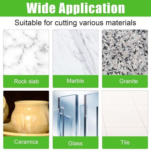 6 Pcs 4.5 in Rock Grinding Disc,Diamond Saw Blade Cutting Disc for Angle Grinder, Grinding Ultra Width Tile Blade for Tile, Marble, Porcelain and Glass Cutting in Kuwait