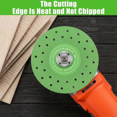 6 Pcs 4.5 in Rock Grinding Disc,Diamond Saw Blade Cutting Disc for Angle Grinder, Grinding Ultra Width Tile Blade for Tile, Marble, Porcelain and Glass Cutting in Kuwait