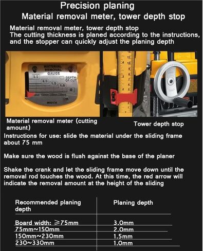 220V Multifunctional Woodworking Table Planing Pressure Planer Machine, Small Planer Electric Planer Apparatus Flat Machine in Kuwait