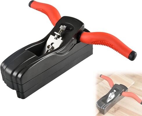 Electric Woodworking Planer, Chamfer Edge Trimming Edge, 45 Degree Adjustable Cutting Depth,7 Sets of Cutter Head Modules in Kuwait