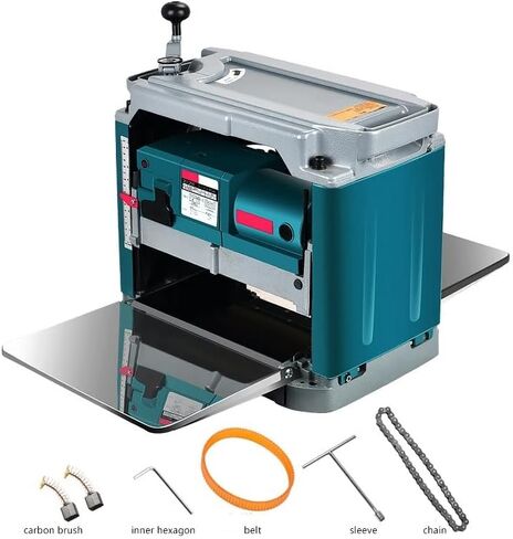 Planer Woodworking Machine, Multifunctional Electric Planer for Wood Home Desktop 1850W Fully Automatic Carpentry Tools in Kuwait
