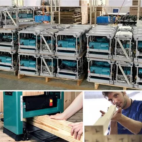Planer Woodworking Machine, Multifunctional Electric Planer for Wood Home Desktop 1850W Fully Automatic Carpentry Tools in Kuwait