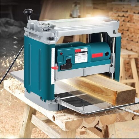 Planer Woodworking Machine, Multifunctional Electric Planer for Wood Home Desktop 1850W Fully Automatic Carpentry Tools in Kuwait