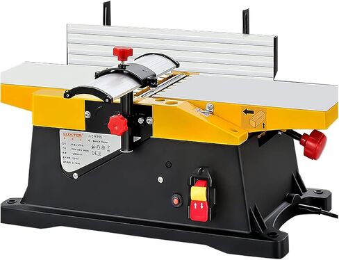 220v Benchtop Planer Thicknesser, Portable Electric Jointers Woodworking Planer 12000R/Min Desktop Wood Planer For Wood Cutting Thickness in Kuwait