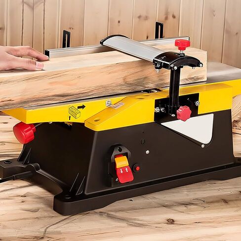 220V Benchtop Planer Thicknesser Portable Electric Wood Jointer, 12000 RPM,for Woodworking and Cutting Thickness, for Craftsmen DIY Projects in Kuwait