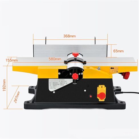 220V Portable Electric Woodworking Bench Planer - Compact, Professional Quality, Ideal for Home & Workshop Use, Precision Cutting in Kuwait