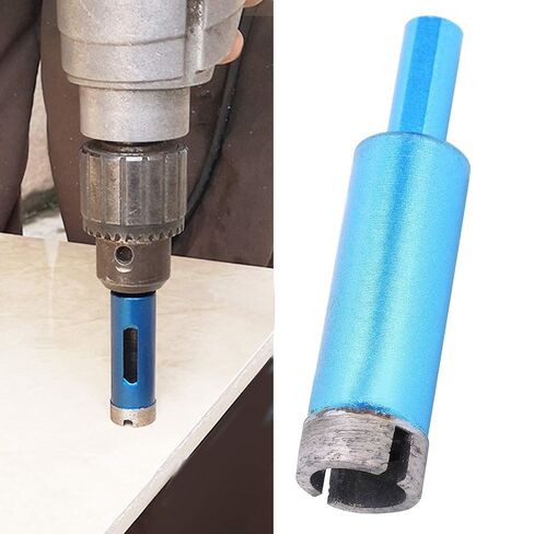 Diamond Hole Saw Drill Bit Granite Ceramic Concrete Marble Drilling Tools 20mm Electric Bench Drill Blue 3Pcs in Kuwait