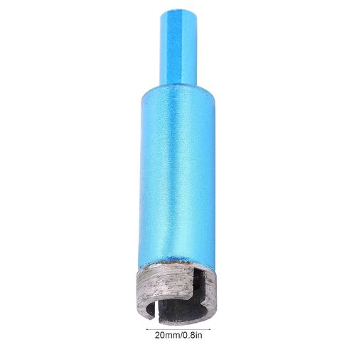 Diamond Hole Saw Drill Bit Granite Ceramic Concrete Marble Drilling Tools 20mm Electric Bench Drill Blue 3Pcs in Kuwait