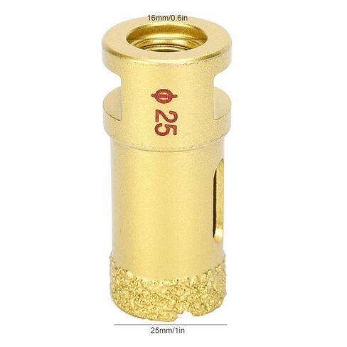 25mm Diamond Hole Saw Drill Bit Brazing Marble Opener Gold Cutter Power Tool Electric Drill in Kuwait