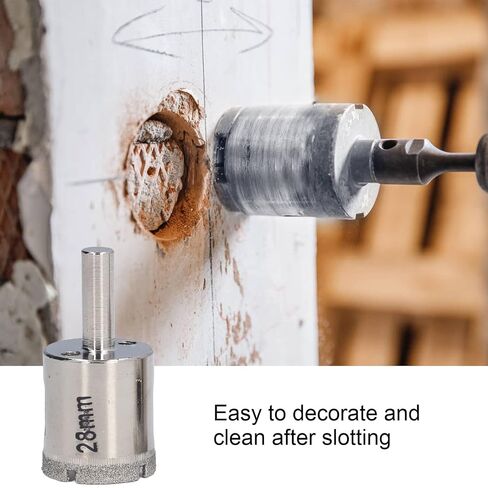 Glass Hole Saw Drill Bit Stainless Steel Emery Opener 28mm Diamond for Marble Granite Ceramic in Kuwait