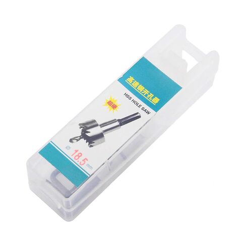 HUIOP 18.5mm Carbide Hole Saw Cutter Drill Bit, Fast Cutting for Stainless Steel Metal with Split Tip No Walking, Over Drill Flange Design,100% Metal Hole Saw Cutter in Kuwait