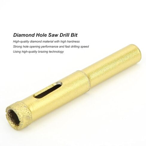 Diamond Hole Saw Drill Bit Gold Granite Ceramic Tile Concrete Marble Drilling for Various Materials in Kuwait