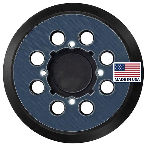 Core Series 5 Inch Replacement Sanding Pads, Fits DeWalt and Porter Cable Random Orbital Sanders, 3 Screw Holes, Hook & Loop, Firm Foam Backing Pad, 8 Holes – Made in USA (PN 52898) in Kuwait
