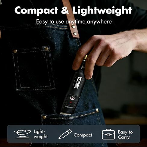 Cordless Rotary Tool, 3.7V Li-Ion 15000rpm Electric DIY Mini Polisher Kit, 72 Pieces Accessories USB Cordless Multi-Tool, Great for Nail Polishing and Light Work in Kuwait