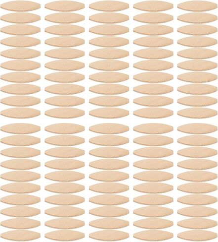 Wood Joining Biscuits Size 10 – 100pcs Hardwood Plate Joining Biscuits for Woodworking Compatible with Most Joiners Wood Board Docking Tool for Secure and Stable Joints in Kuwait