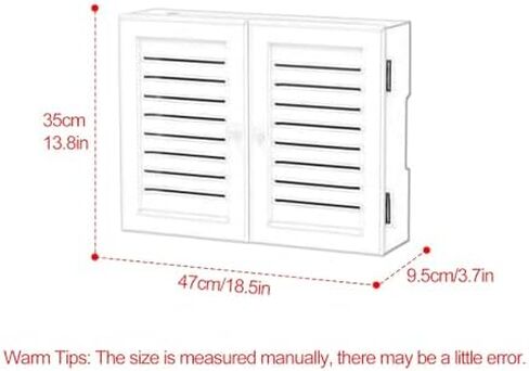 WiFi Router Storage Box, Wall-Mount Router Cabinet and WiFi Box Hider Multicolor(Blue) in Kuwait