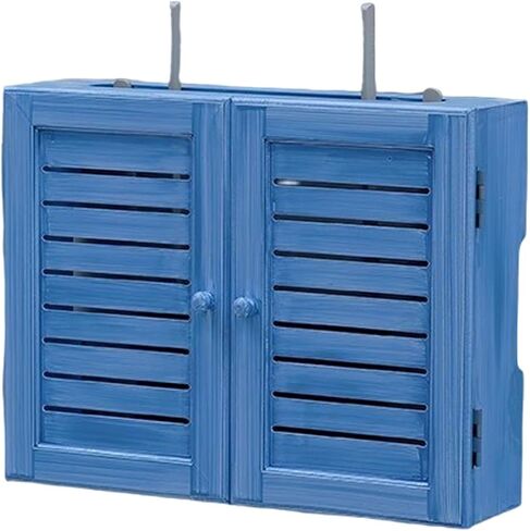 WiFi Router Storage Box, Wall-Mount Router Cabinet and WiFi Box Hider Multicolor(Blue) in Kuwait