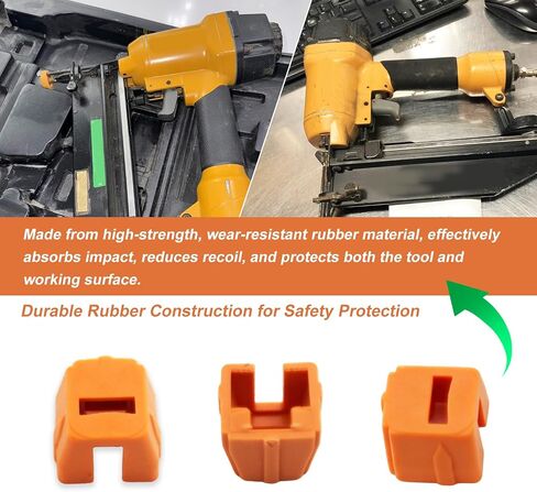P0590007200 Replacement Nailer Pad for Bostitch, 4 Pack Safety Rubber Tips, Compatible with BTFP1850K SB-125BN SB-1842BN SB-1850BN 4065000 & Above, Durable Nail Gun Pad Replacement Parts in Kuwait
