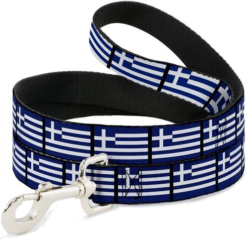 Buckle-Down Dog Leash Greece Flags 6 Feet Long 0.5 Inch Wide in Saudi Arabia