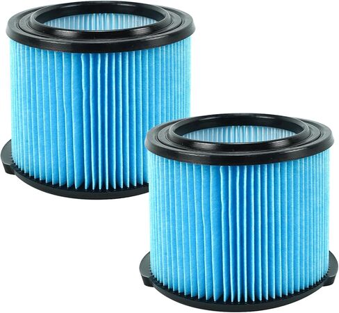 2 Pack VF3500 Filter Compatible with Rigid 3 to 4.5 Gallon Wet Dry Shop Vacuums, 3-Layer Pleated Design for WD3050 WD4070 WD4080 WD4522 WD4050 4000RV 4500RV in Kuwait