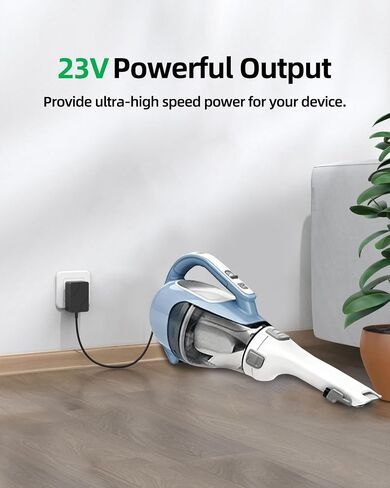 Nicpower Charger Compatible with Black+Decker 20V 16V MAX Lithium Vacuums | Replacement HHVK515J HHVK515JP HHVK515JP07 HHVK515JP07APB HHVK515J00FF BHFEA420J BHFEA520J N511997 HCUA525JP Dustbuster Cord in Kuwait