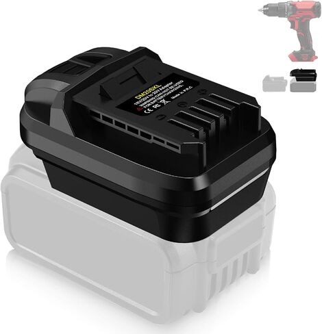 Battery Adapter for DeWalt 20V or for Milwaukee 18V Lithium Battery to Work with for Skil PRW CORE 20V Power Tools in Kuwait