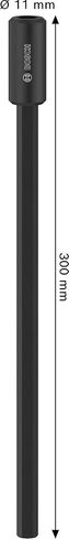 Bosch 1 x Extension Rod for Standard Attachment Holders (Length 300.00 mm, Professional Accessories Drill) in Kuwait