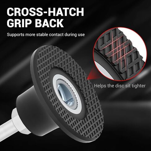 2 Pack 2 Inch Quick Change Disc Pad Holder, Sanding Discs Holder with True 1/4" (6.35mm) Hex & Round Shanks for Die Grinder, Drill & Impact Driver - Sanding, Surface Conditioning & Polishing in Kuwait
