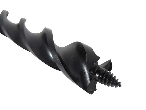 WoodOwl CU-05 Tri Cut 5/8" x 12" Long Ultra Smooth Utility Auger Hand Brace Boring Bit PTFE Coated in Kuwait