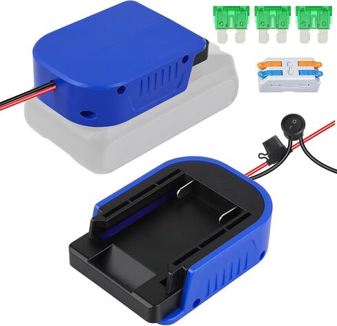 Power Battery Adapter Wheel for Greenworks 24V Battery with 14 AWG Wire Connector for Greenworks 24V DIY Rc Car Toys, Robotics and Rc Truck in Kuwait