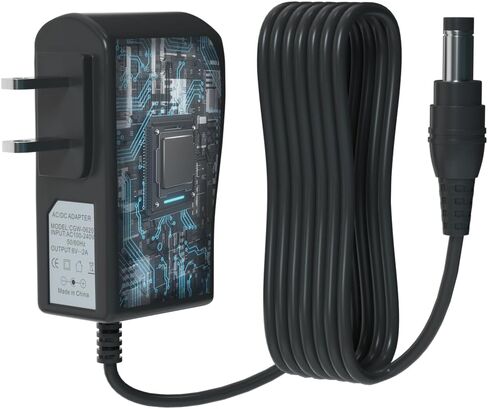 9.8ft Extra Long 6V 2A Power Supply Adapter for ProForm Elliptical，Power Cord for Smart Strider 480 490 500 600 LE, 390 395 475 510 E, 510 EX, 400 700 for Exercise Bike in Kuwait