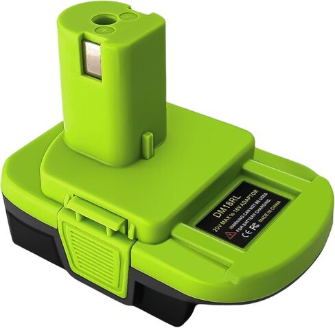 DM18RL Battery Adapter for Ryobi 18V Tools, Compatible with Dewalt 20V Max & for Milwaukee M18 18V Battery, with 5V 2.1A USB Charging Port in Kuwait