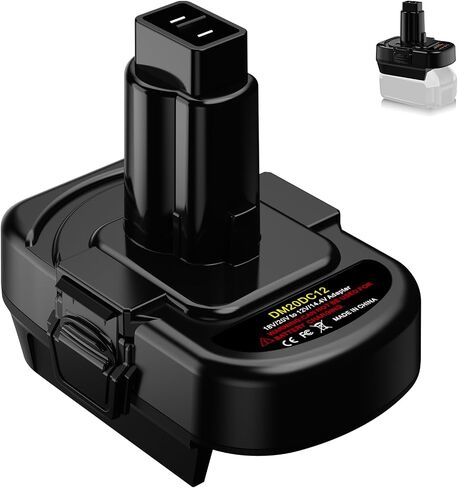 for Dewalt 20V Battery Adapter to 14.4V 12V Ni-Mh Nicd Power Tool Use, and for Milwaukee 18V M18 Battery Convert for Dewalt 12V-14.4V Ni-MH DC9091 DW9091 DW9094 DE9091 DE9071 DE9072 DE9075 in Kuwait