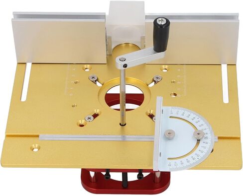Jeanoko Router Lift System Durable and Versatile Manual Operation for Woodworking with Aluminum Alloy and Stainless Steel Materials for Handcraft Enthusiasts and Professional Woodworkers in Kuwait