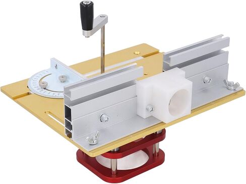 Jeanoko Router Lift System Durable and Versatile Manual Operation for Woodworking with Aluminum Alloy and Stainless Steel Materials for Handcraft Enthusiasts and Professional Woodworkers in Kuwait