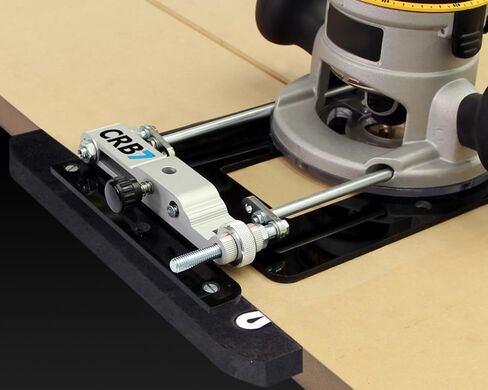 MPOWER Crb7 Accessory Router Edge Guide, Side Fence Kit | Straight Grooves • Dados • Edge Moulding • Micro Adjustable • Fast Installation • Precision Control in Kuwait