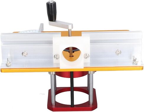 Router Lift Kit 0 54mm Lifting Range Aluminum Alloy Base with Insert Plate Fence Sliding Ruler for 64 65mm Trimming Milling Machines Complete Woodworking System in Kuwait