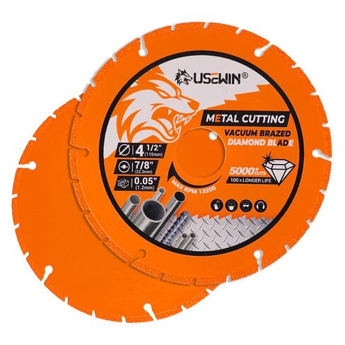 2 Pack Cut Off Wheels 4 1/2 Inch with 7/8" Arbor, Angle Grinder Cutting Disc, Diamond Cutting Wheel with 5000+ Cuts on INOX, Rebar, Angle Iron and Steel in Kuwait