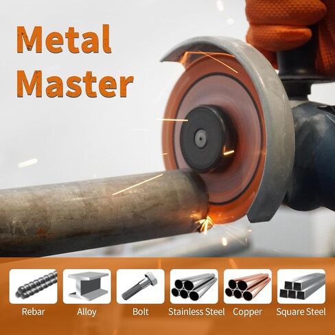 2 Pack Cut Off Wheels 4 1/2 Inch with 7/8" Arbor, Angle Grinder Cutting Disc, Diamond Cutting Wheel with 5000+ Cuts on INOX, Rebar, Angle Iron and Steel in Kuwait