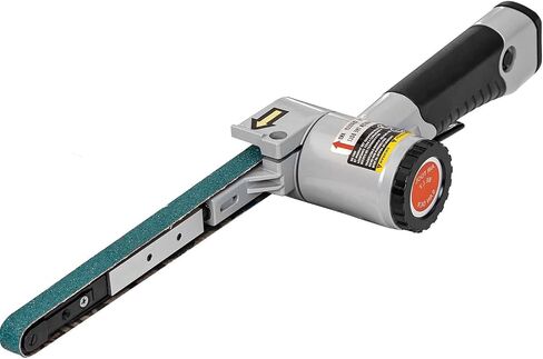 1/2" x 18" Air Belt Sander - Mini All Angle Handheld Sander with 3 Belts (36/40/60#) Industrial Pneumatic Tool in Kuwait