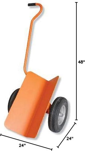 JACKSON TOOL Pipe Wagon - Heavy Duty Conduit Hand Truck with 1,000 LB Capacity & Powder Coated Finish - 458 in Kuwait