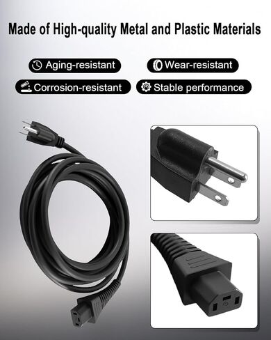 14Ft (4.3m) Power Cable Fit for Mirka DEROS DEOS LEROS 120V Sanders Replace MIE9017211 in Kuwait