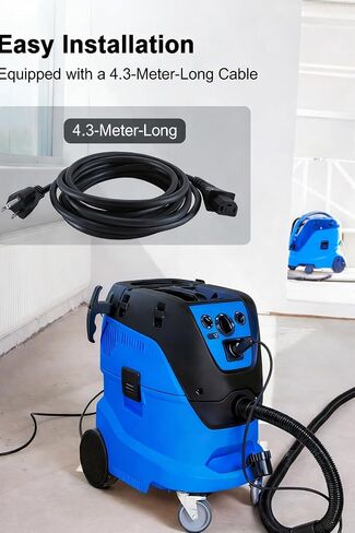 14Ft (4.3m) Power Cable Fit for Mirka DEROS DEOS LEROS 120V Sanders Replace MIE9017211 in Kuwait