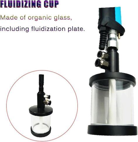 Portable Powder Coating Gun with Control Panel; electrostatic Powder Coating for DIY Projects Involving Furniture, cabinets, Fences, Walls, Doors, and Garden Chairs in Kuwait