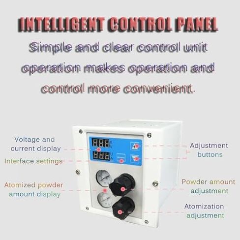 Portable electrostatic Powder Coating Machine kit (with smart Control Panel), for DIY Furniture, cabinets, Fences, Walls, and Garden Chairs. in Kuwait