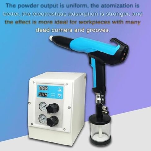 Portable electrostatic Powder Coating Machine kit (with smart Control Panel), for DIY Furniture, cabinets, Fences, Walls, and Garden Chairs. in Kuwait