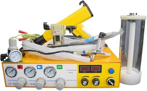 Electrostatic Powder Coating Machine, Manual Plastic Powder Sprayer, Powder Coating Kits for Automotive, Marine, Home and Garden Coatings in Kuwait